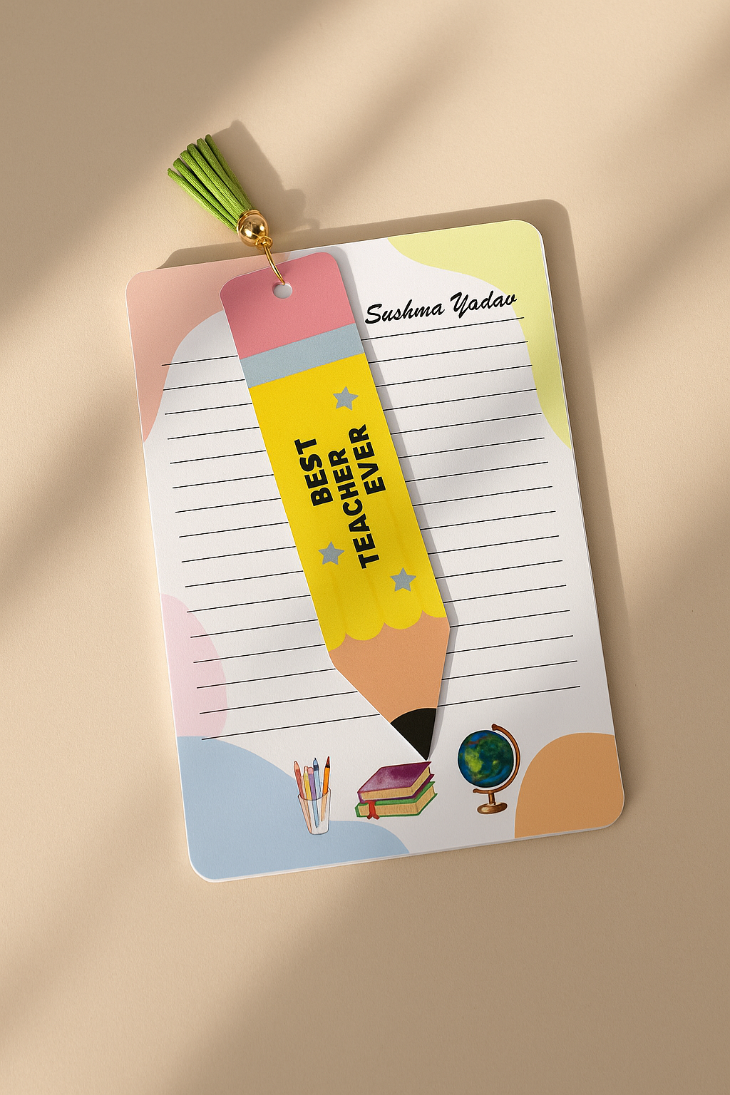 
                  
                    Tear off Pad & Bookmark
                  
                