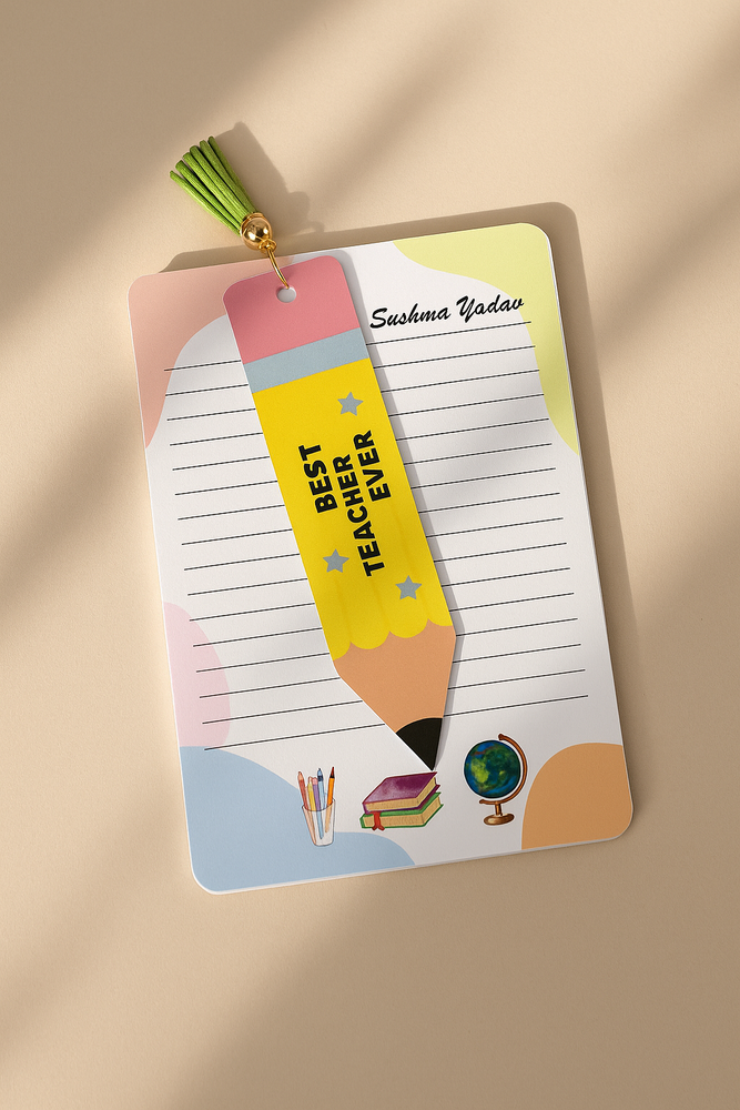 
                  
                    Tear off Pad & Bookmark
                  
                