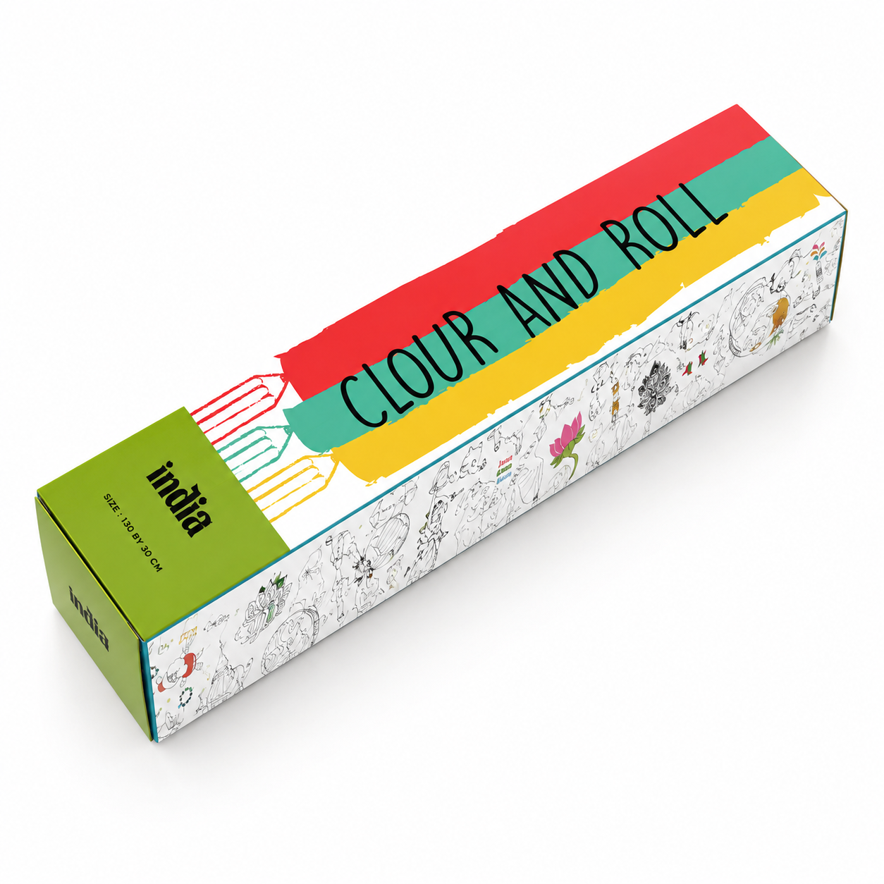 
                  
                    Coloring Roll for Kids - India Theme
                  
                
