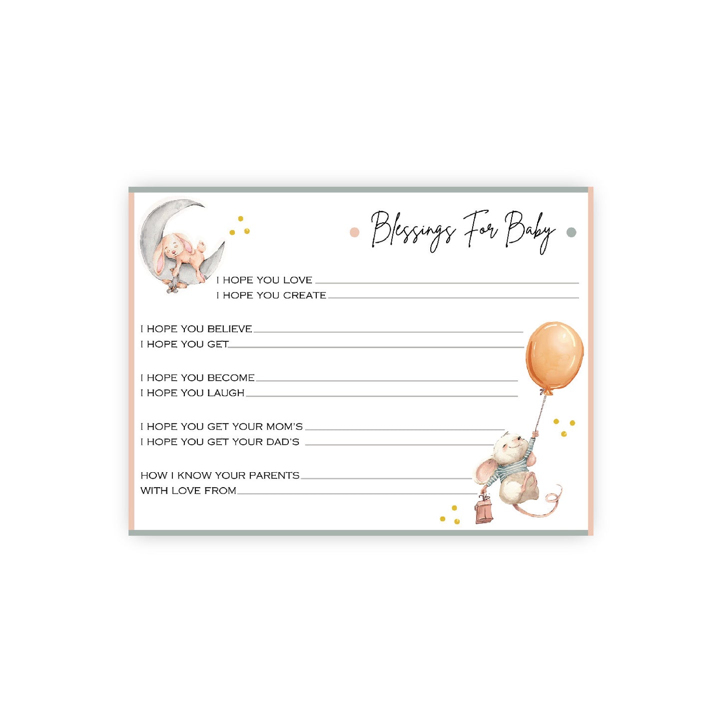 
                  
                    Blessing for Baby Shower
                  
                