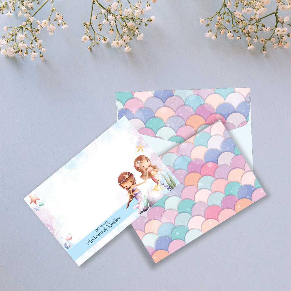 Sibling Cards for Sisters - Mermaid