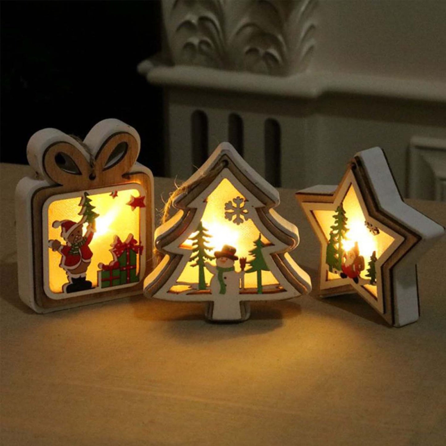 
                  
                    Personalised Wooden Pearl Shaped Light Charms
                  
                
